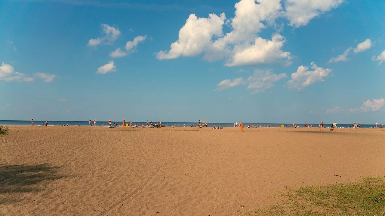 Пляж города Белозерска